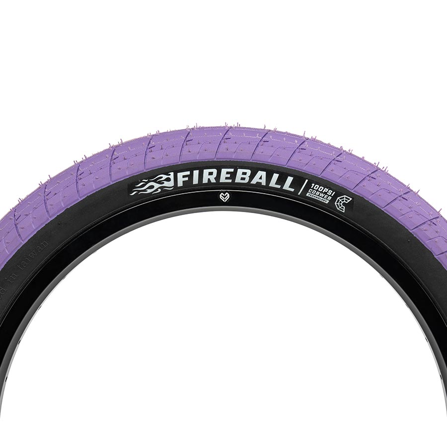 Eclat Fireball 20''x2.40 Wire Clincher Anti-Puncture Layer 60TPI Purple