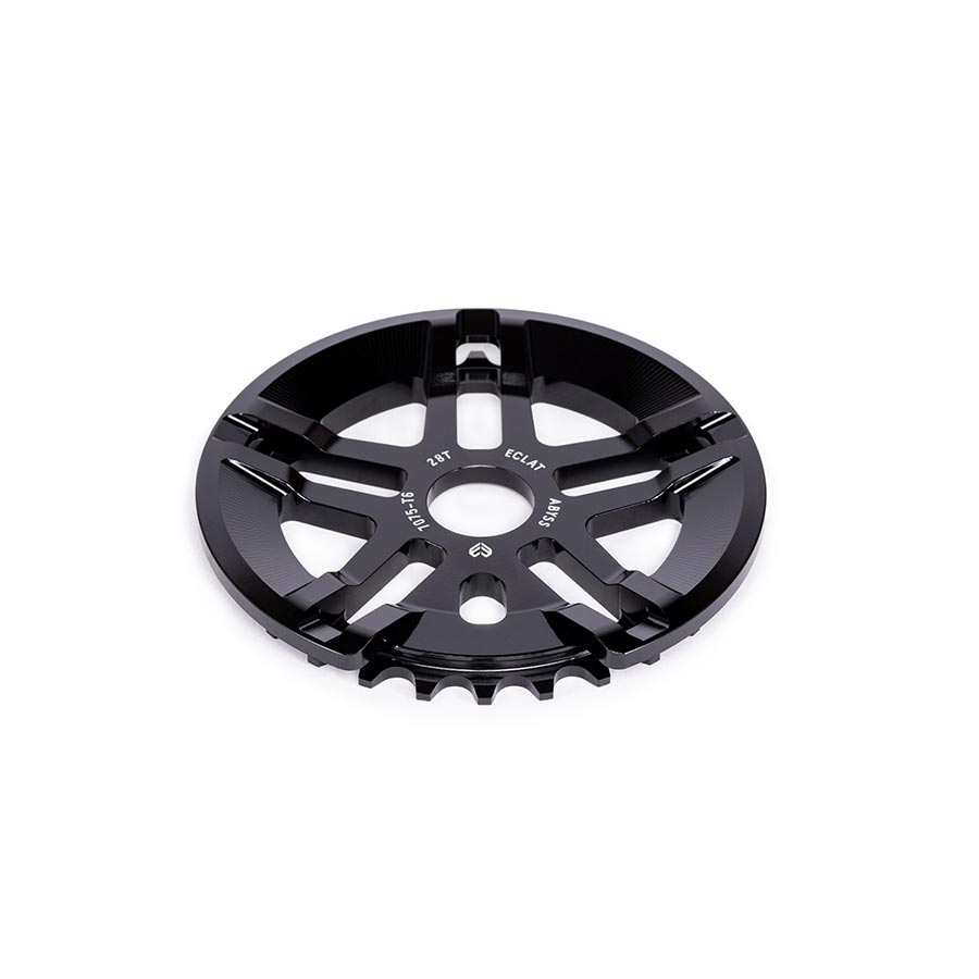 Eclat Abyss Guard Chainring Teeth: 28 7075-T6 Aluminum Black