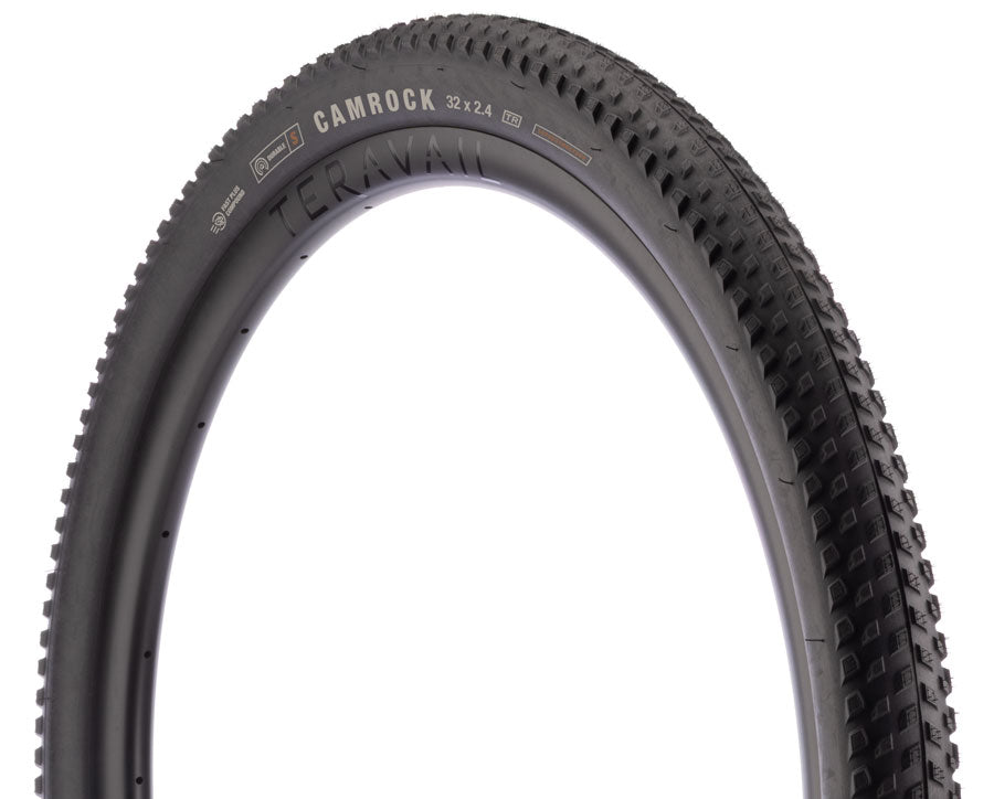 Teravail Camrock Tire - 32 x 2.4 Tubeless Folding BLK Light Trail - Superstructure Fast Plus Compound