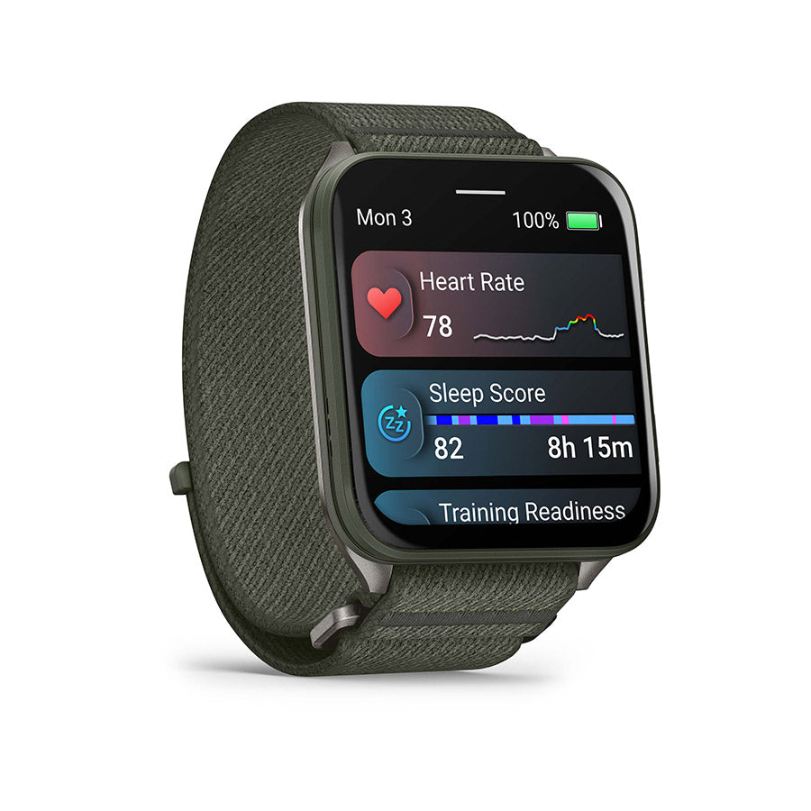 Garmin Venu X1 Watch Watch Color: Moss Wristband: Moss - Nylon
