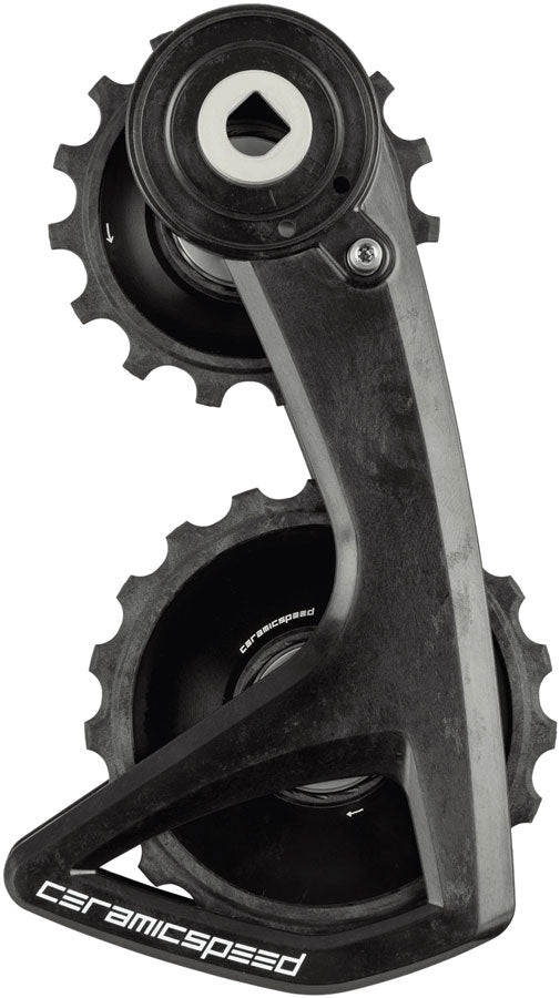 CeramicSpeed OSPW RS Alpha Pulley Wheel System SRAM Red D1/E1 Force D1 AXS - ALPHA Aluminum Pulley Carbon Cage BLK v2