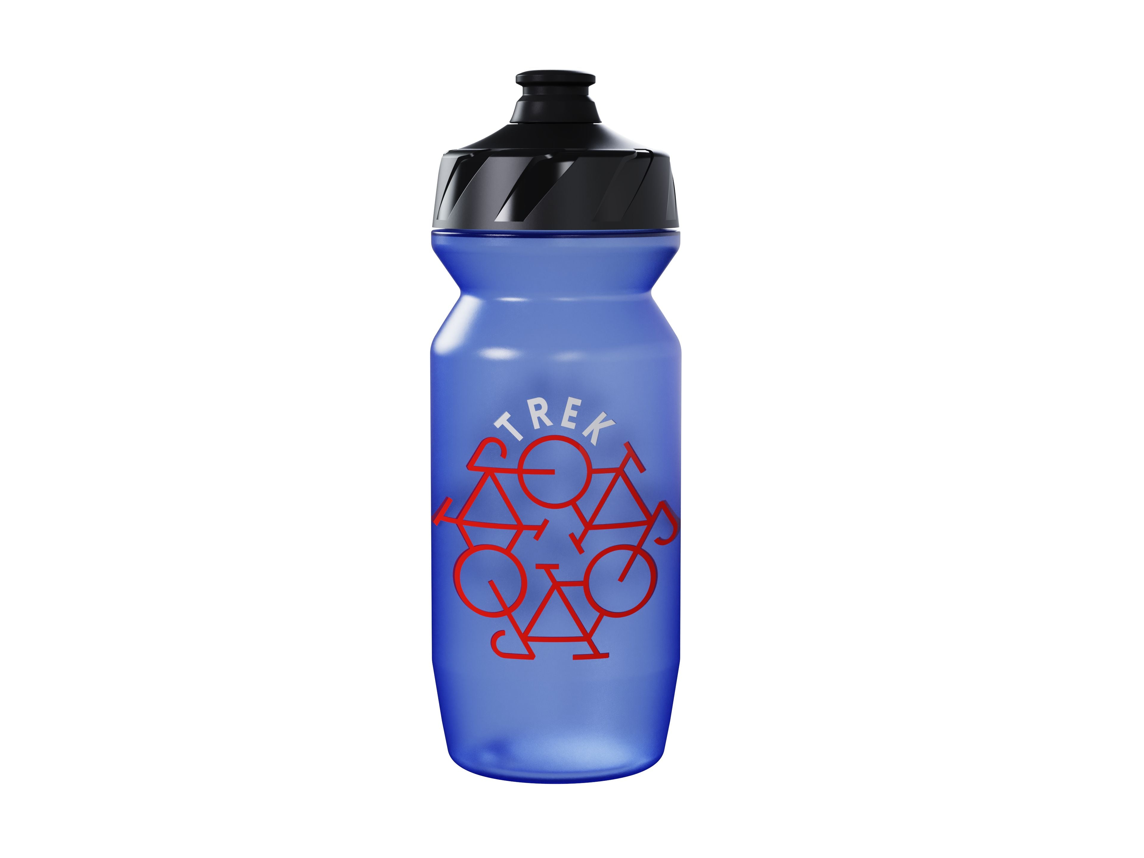 Trek Voda 21oz Triobike Hex Blue/Black Bottle