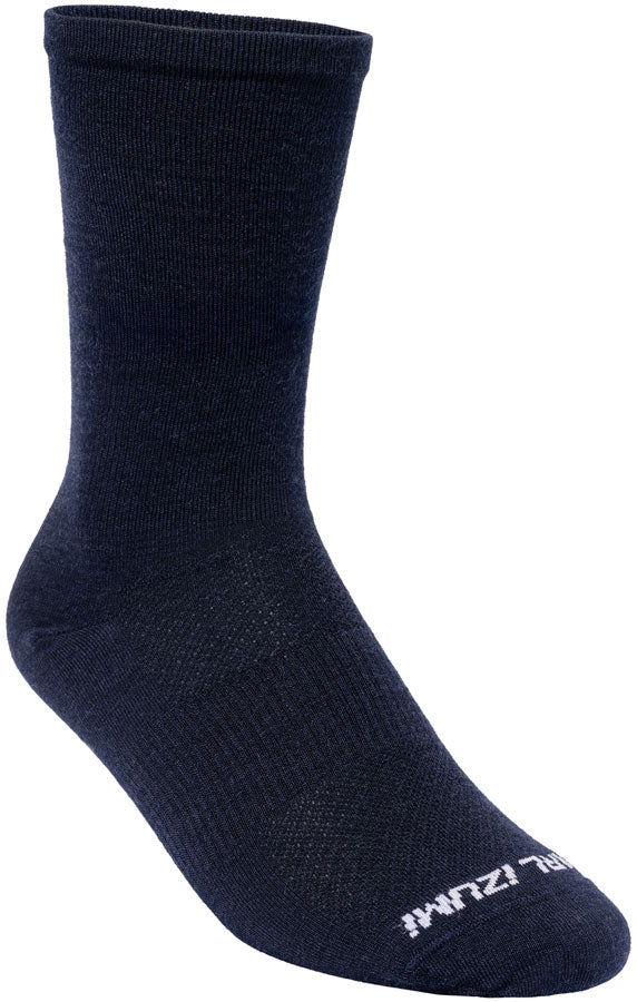 Pearl Izumi Merino Air 7inch Cycling Socks - Medium Dark Navy
