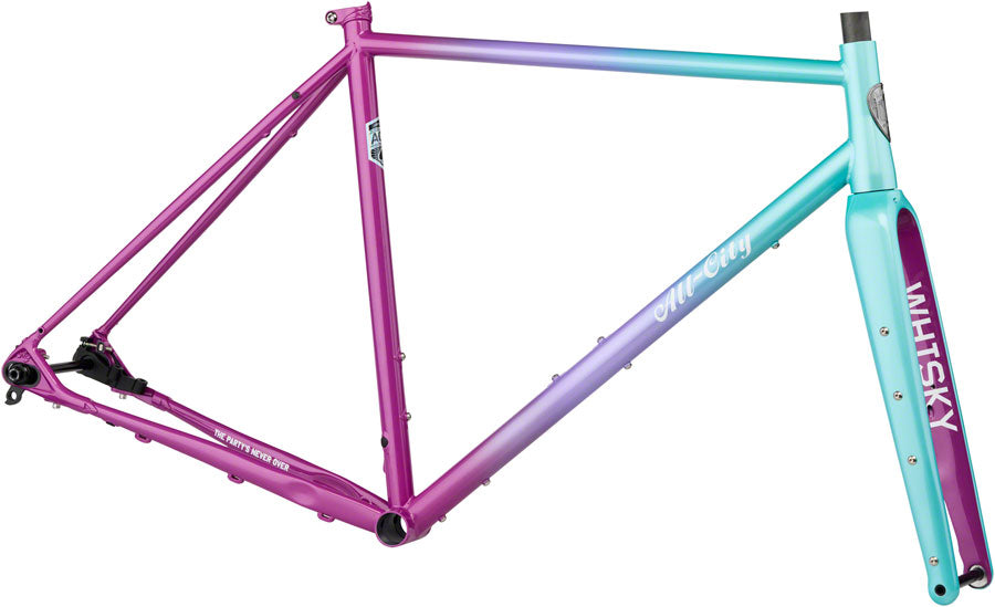 All-City Cosmic Stallion Frameset - 650b/700c Steel Mermaid Fade 58cm