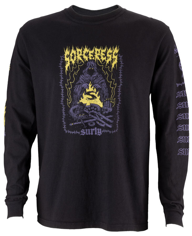 Surly Sorceress Long Sleeve Shirt Black - 2X-Large
