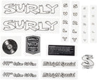 Surly Midnight Special Frame Decal Set - White with Record