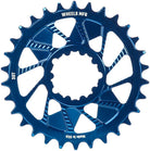 Wheels Manufacturing Direct Mount Chainring - 30t SRAM 3-Bolt Direct Mount 3mm Offset T-Type Chain Compatible Blue