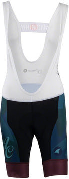 All-City Night Claw Women's Bib Short - BLK Dark Teal Spruce Green Mulberry Small