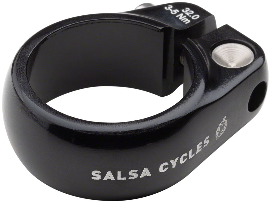 Salsa Lip-Lock Seatpost Clamp - 32.0mm Bolt-On Black – Cahaba Cycles