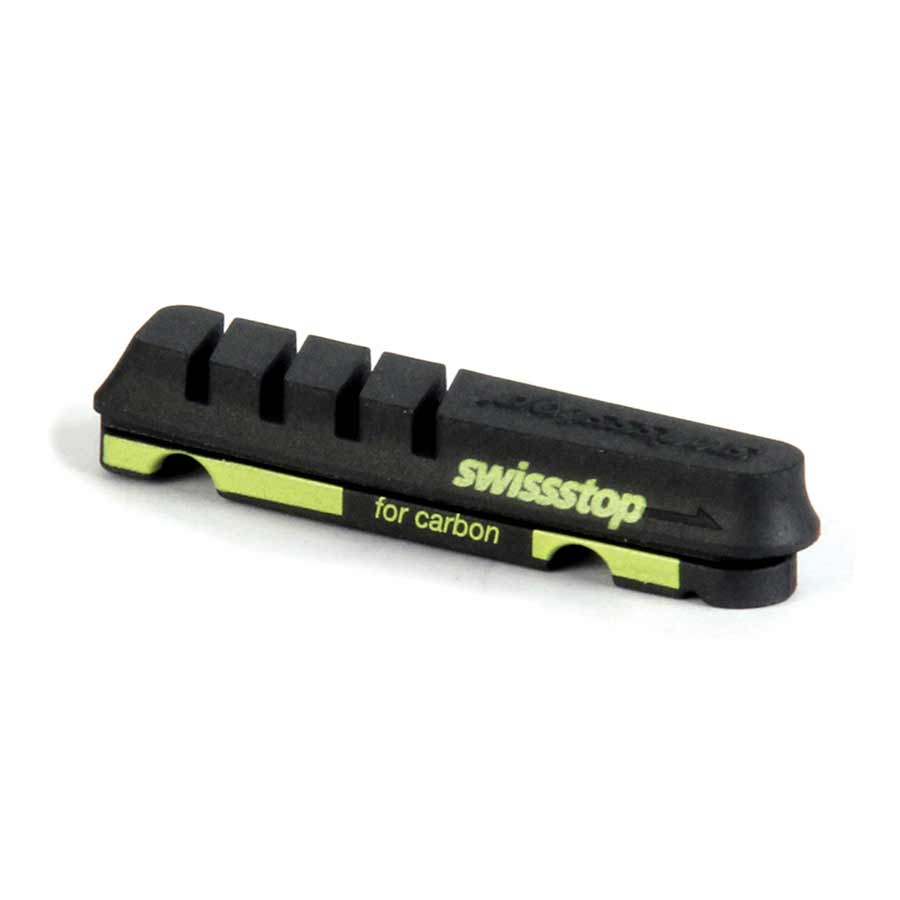 SwissStop Flash Evo Replacement pads for carbon rims Shimano Black Prince Pack of 4