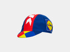 Santini Trek Team Cycling Cap One Size Blue/Yellow Headwear
