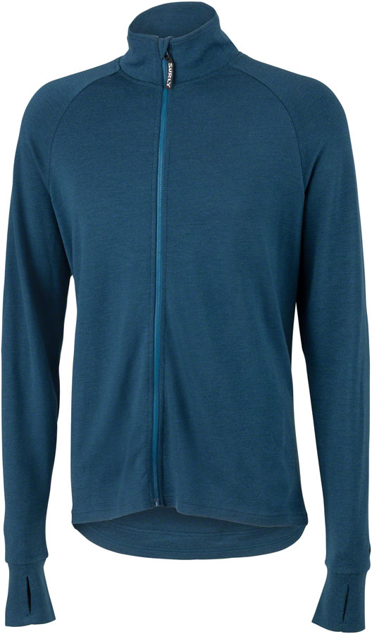 Surly Merino Wool Jersey - Navy Long Sleeve Men's Medium