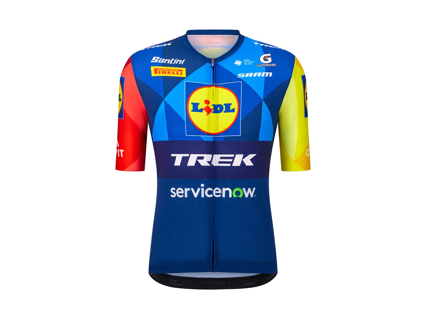 Santini Trek Replica Small Blue/Yellow Jersey