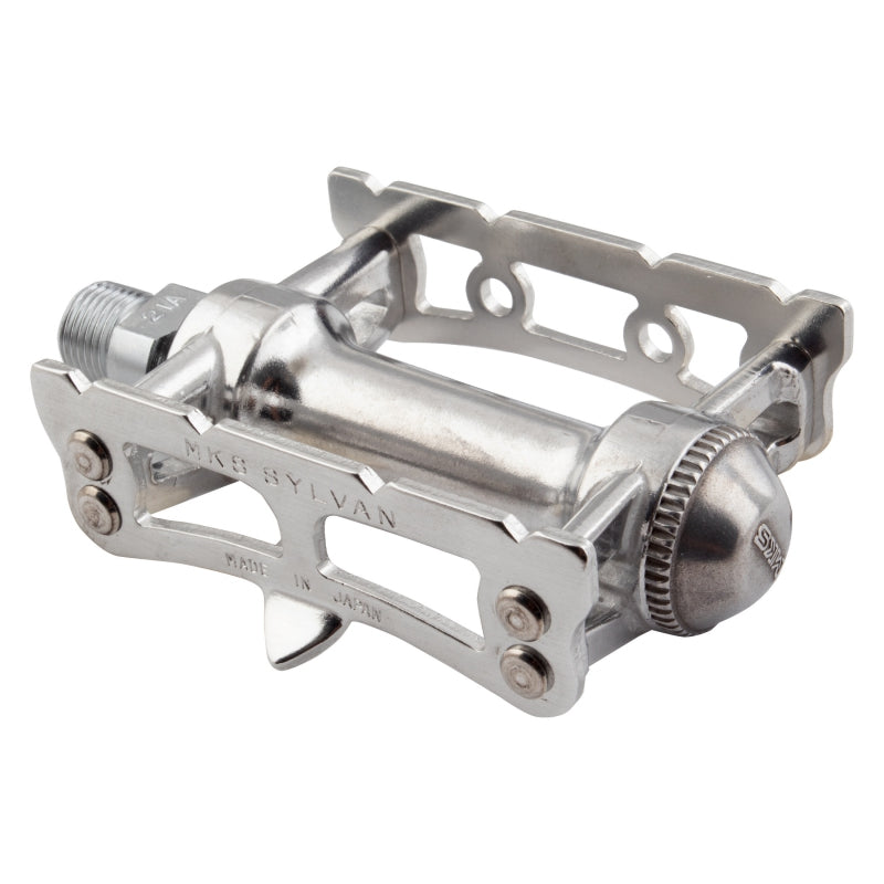 thumbnail image 2 of MKS Sylvan Road Pedals – Aluminum Platform, 9/16" Thread, Silver – New 2 of 4