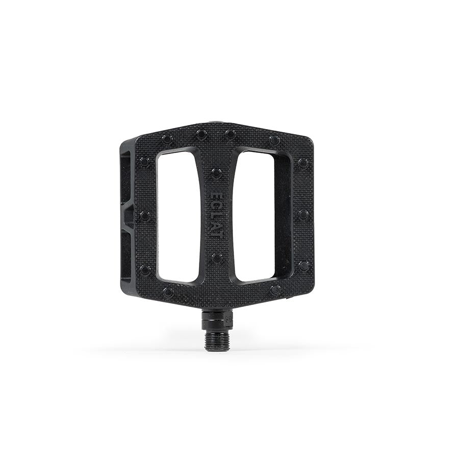 Eclat Seeker Platform Pedals Body: Nylon Spindle: Cr-Mo 9/16'' Black Pair
