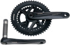 Full Speed Ahead Gossamer Pro 2x Crankset - 170mm 52/36t For Shimano 12-Speed HG+ DM/90 BCD MegaExo Spindle BLK