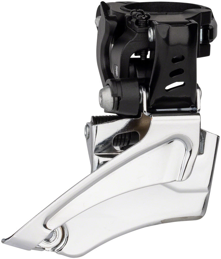 microSHIFT Marvo LT Front Derailleur - 8-Speed Double 38t Max High-Mount Band Clamp Shimano Compatible