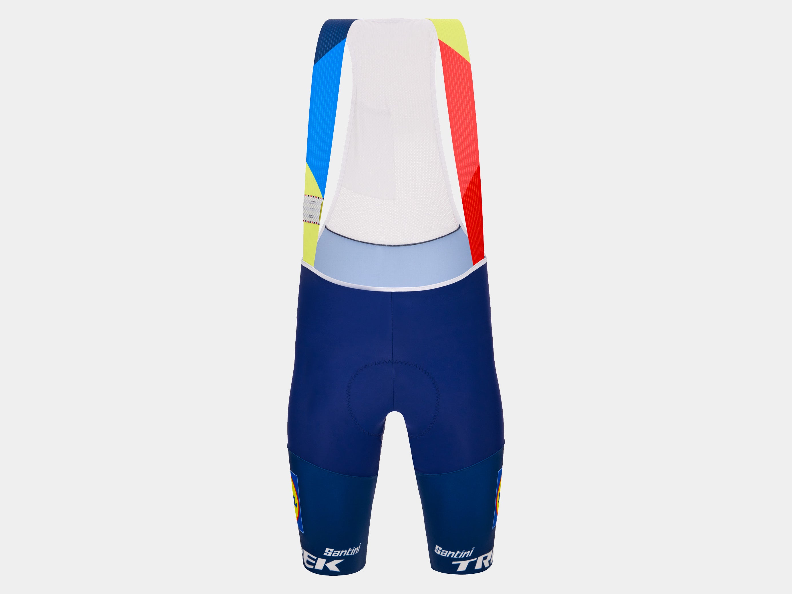 Short Santini Trek Team Bib X-Large Blue/Yellow