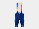 Short Santini Trek Replica Bib X-Small Blue/Yellow