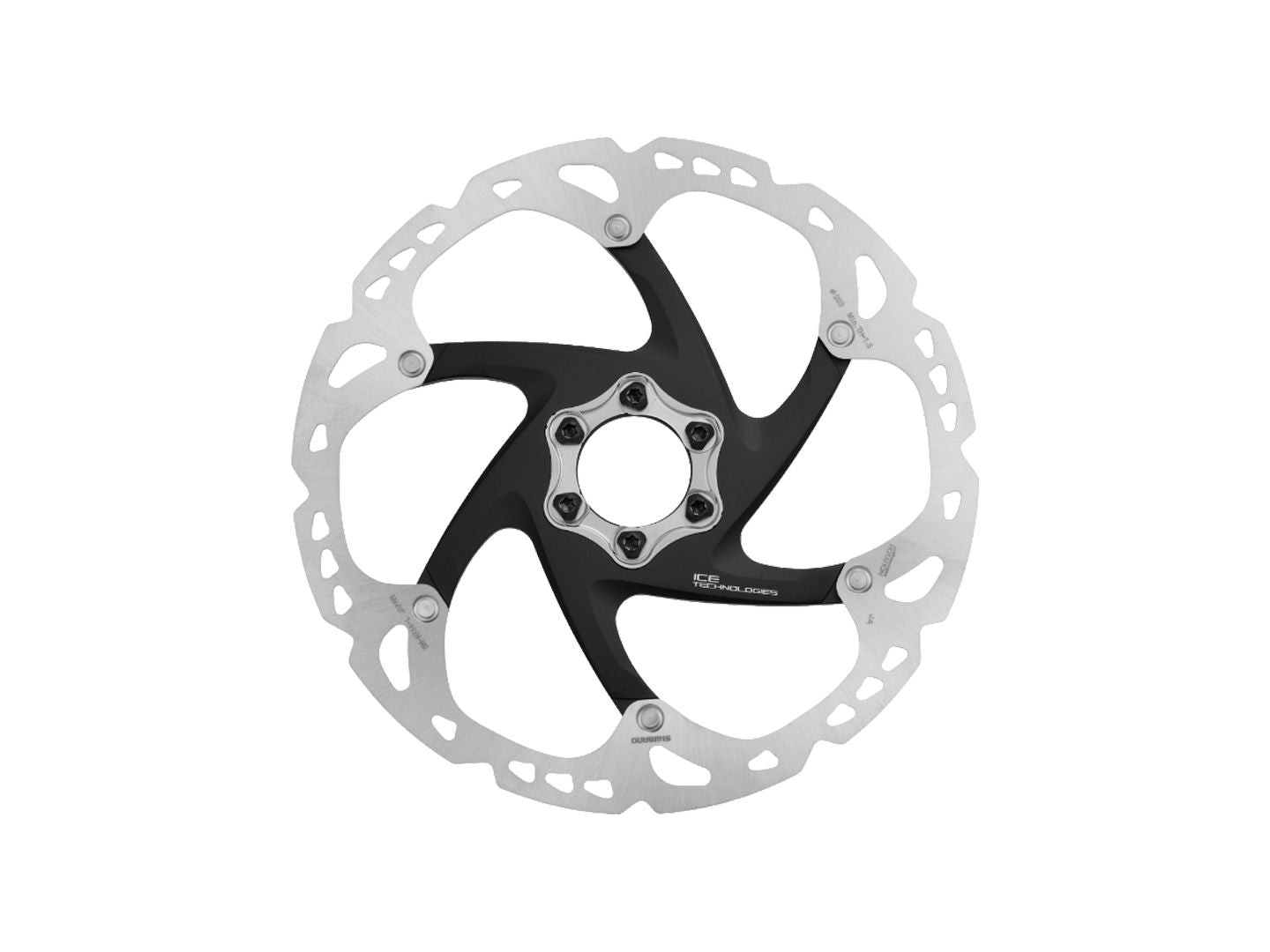 Shimano XT RT86 M 180mm 6-Bolt Silver Rotor