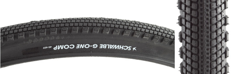 Schwalbe G-One Comp Tire - 700 x 45 Clincher Wire BLK Active Line