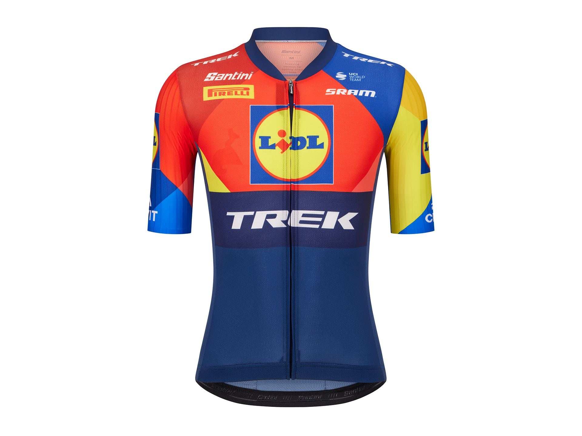 Santini Trek Team Small Blue/Yellow Jersey