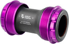 Wolf Tooth T47 External Bottom Bracket - T47 External 68/73mm For 30mm Spindle Ultraviolet Purple
