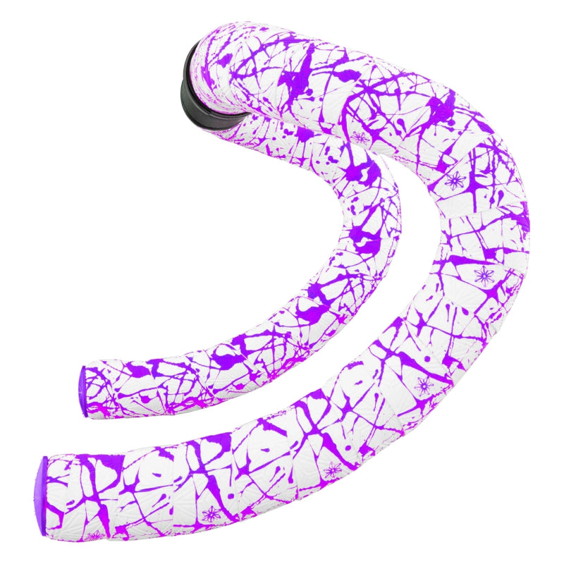 Supacaz Super Sticky Kush White/Neon Purple bar tape