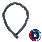 Abus IVERA 7210K Chain Lock Key 7mm 85cm 2.8' Anthracite