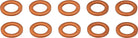 Hope Brake Hose Seal Washer - Copper For 6mm Hose 10 pcs.