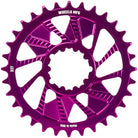 Wheels Manufacturing Direct Mount Chainring - 32t SRAM 3-Bolt Direct Mount 3mm Offset T-Type Chain Compatible Purple