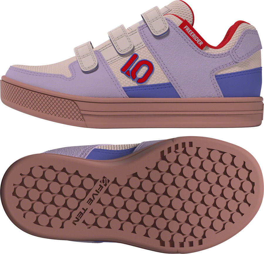 Five Ten Freerider Kids VCS Flat Shoes - Putty Mauve/Pure Ruby