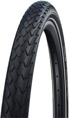 Schwalbe Green Marathon Tire - 700 x 35-37 Clincher Wire BLK/Reflective Performance Line GreenGuard TwinSkin Addix