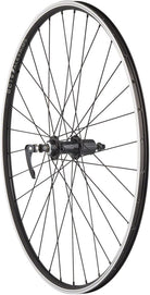 Quality Wheels Value Double Wall Series Rear Wheel - 700 QR x 135mm Rim Brake HG 10 BLK Clincher 32H
