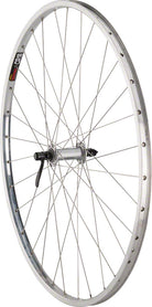 Quality Wheels CR-18 Front Wheel - 27" QR x 100mm Rim Brake Polished/Silver Clincher 32H