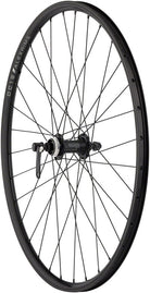 Quality Wheels Value Double Wall Series Rim+Disc Front Wheel - 26" QR x 100mm Center-Lock /Rim Brake BLK Clincher 32H