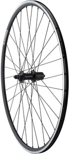 Quality Wheels Tiagra/DA22 Rear Wheel - 700 QR x 130mm Rim Brake HG 11 Road BLK Clincher 32H