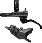 Shimano Deore M6200 Disc Brake Lever - Left/Front Post Mount 2-Piston Caliper SM-BH90-SS Hose Metal Pads Gray/BLK