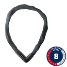 Abus IVERA 7210C Chain Lock Combination 7mm 85cm 33.5" Grey