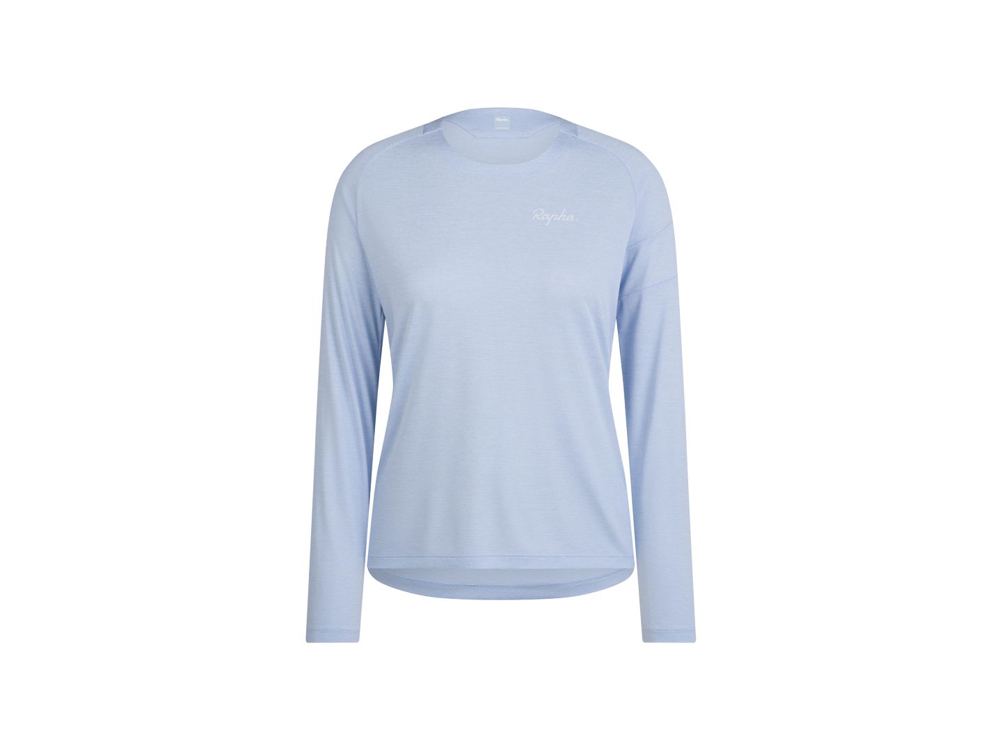 Rapha Trail Tech LS Women Large Blue/Arctic Ice Shirt