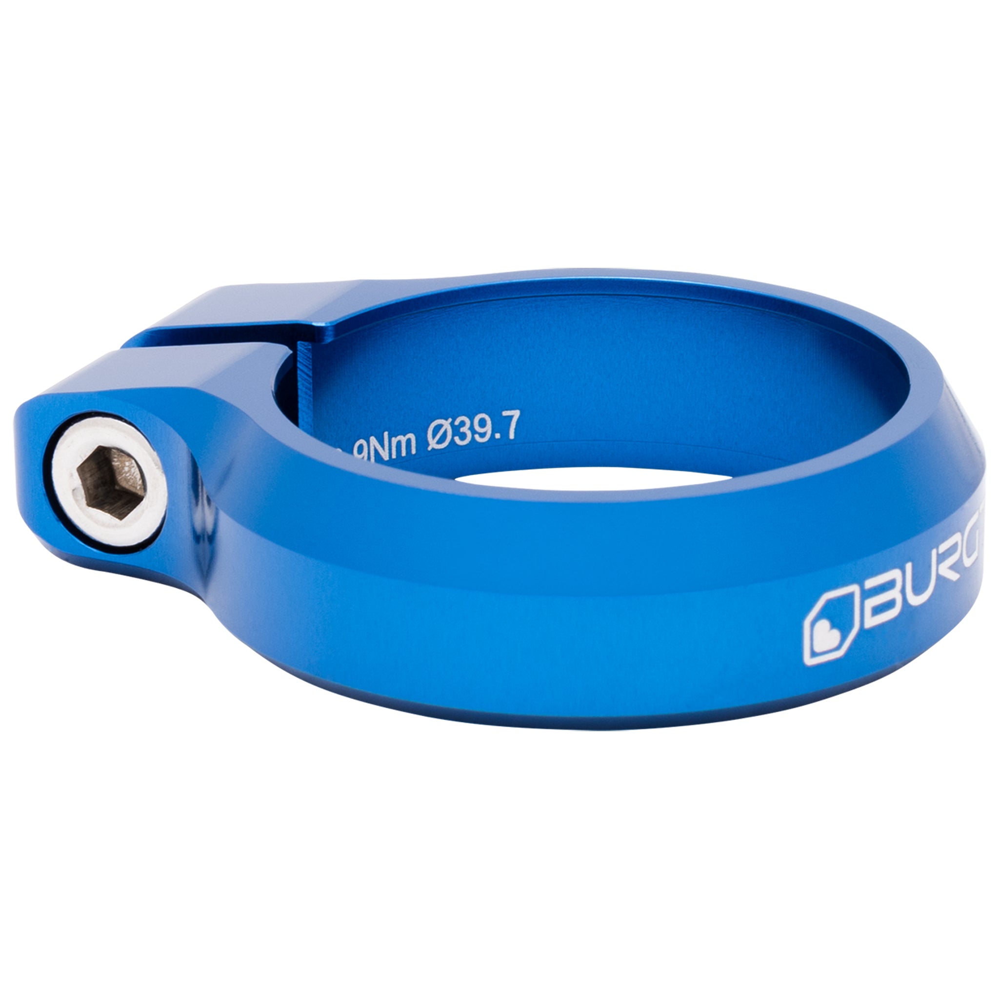 Burgtec Seat Clamp 39.7mm Deep Blue – Cahaba Cycles