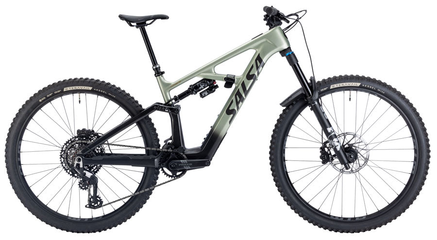 Salsa Moraine C Eagle 90 Transmission Ebike - 29" Carbon Coffee BLK / Sage Small