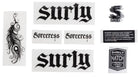 Surly Sorceress Decal Set - Black