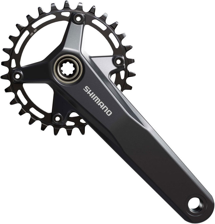 Shimano FC-MT520 Crankset - 165mm 12-Speed 30t 55mm Chainline Black