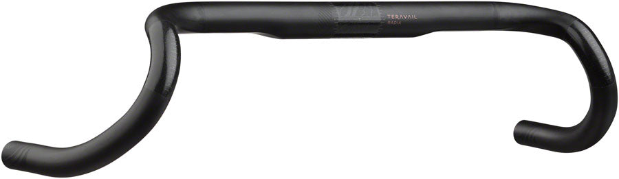 Teravail Radia 24 Carbon Drop Handlebar - Carbon 31.8mm 42cm Black