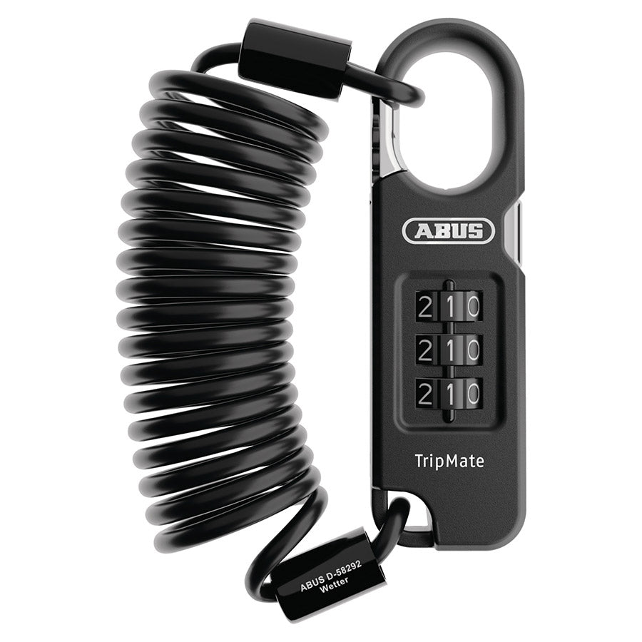 Abus Combiflex TripMate 180 Cable lock Combination 5mm 180cm 5.9' Black