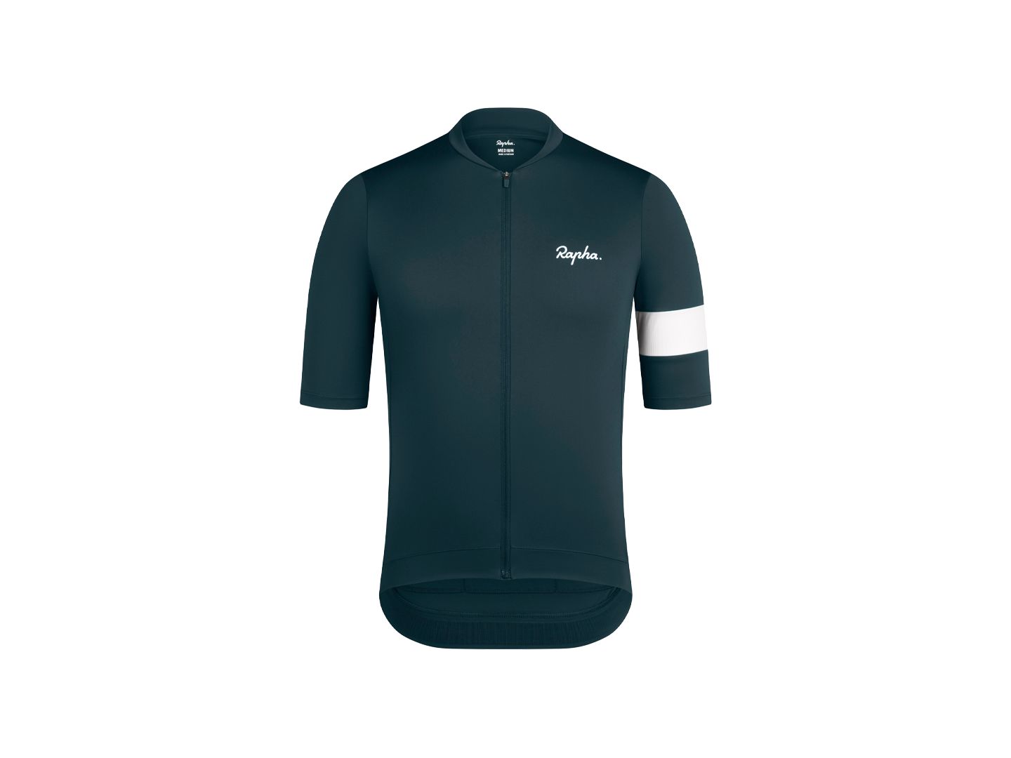 Rapha Core Large Forest Green/White Jersey
