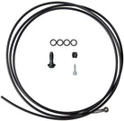 Magura Hydraulic Brake Hose - 2500mm Banjo Line Fitting Black