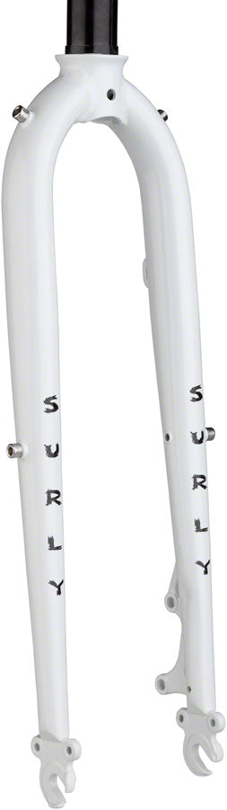 Surly Preamble 700c Fork 9x100mm QR 1-1/8" Straight Steerer Steel Thorfrost White
