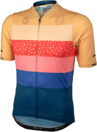 Salsa Team Polytone Men's Jersey - Goldenrod Dark Blue w/ Stripes Medium
